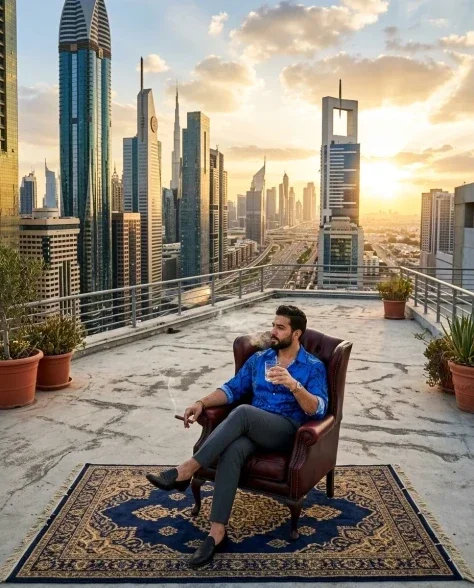 Fashion Editorial — Rooftop Throne 7