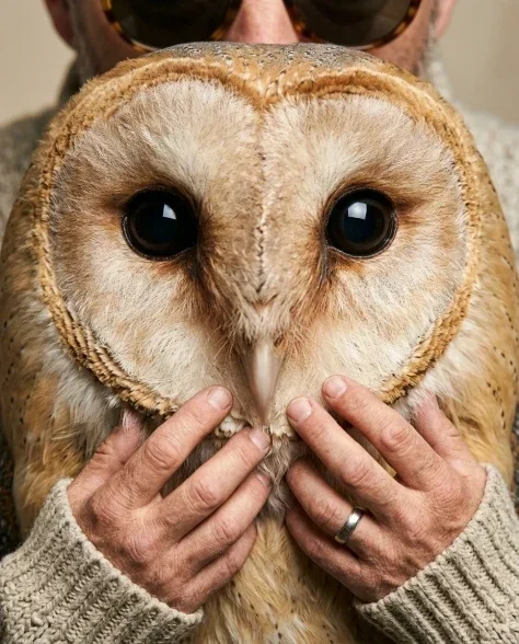 Surreal Fashion — Oversized Barn Owl 4