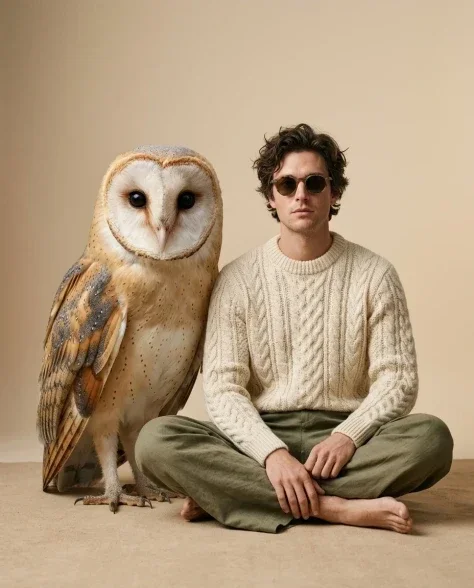 Surreal Fashion — Oversized Barn Owl 5