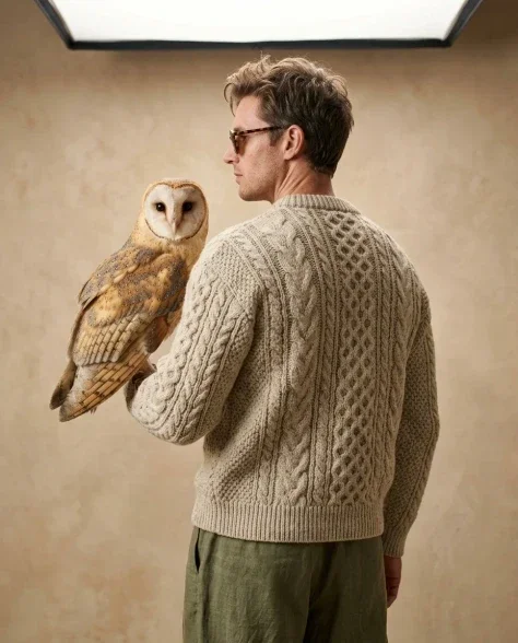 Surreal Fashion — Oversized Barn Owl 6