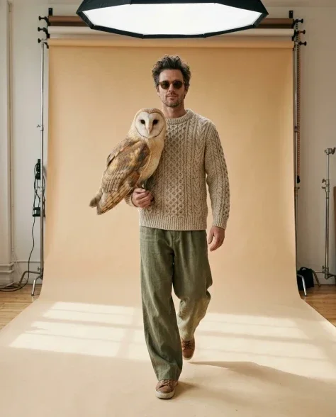 Surreal Fashion — Oversized Barn Owl 7