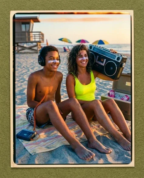 Nostalgic Flash — 80s Beach Day 1