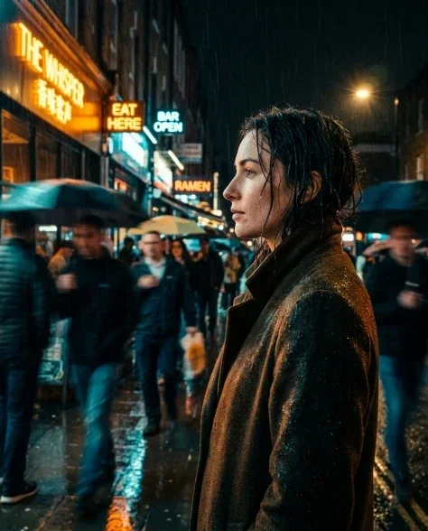 Frozen in Motion — Rainy City Night 3