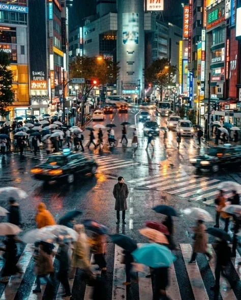 Frozen in Motion — Rainy City Night 5