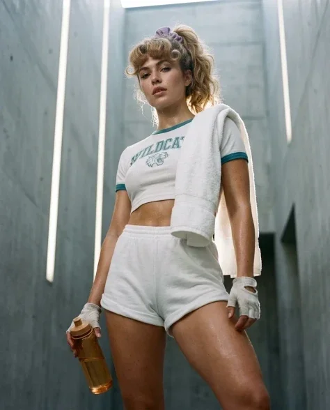 Ultra-Photorealistic 90s Sportswear Athletic Portrait 4