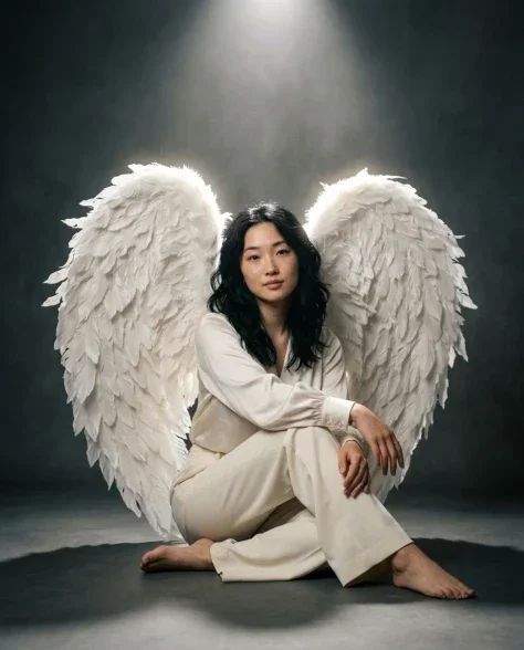Angel Wings Editorial Fashion Series — Four Settings 1