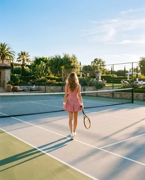 Luxury Tennis Editorial 2x2 Grid 7
