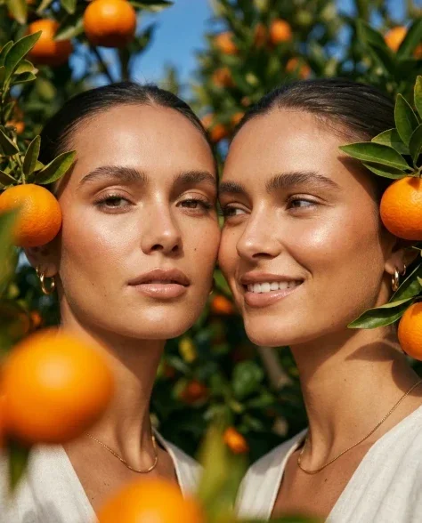 Luxury Citrus Orchard Fashion Editorial 6