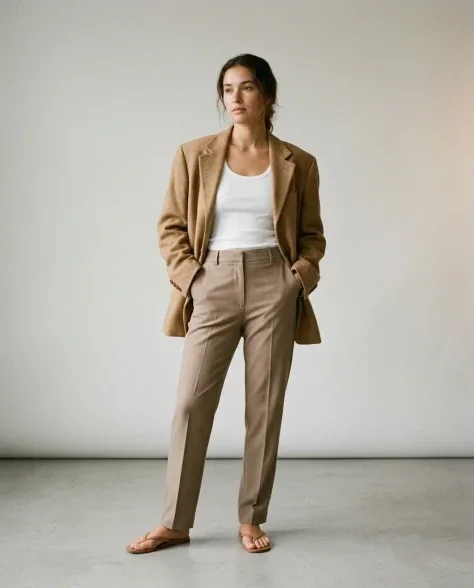 Minimalist Fashion Studio Portrait 2