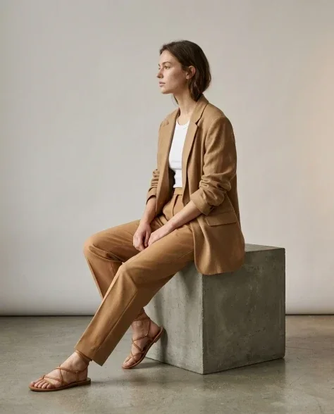 Minimalist Fashion Studio Portrait 4