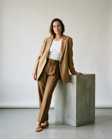 Minimalist Fashion Studio Portrait 6