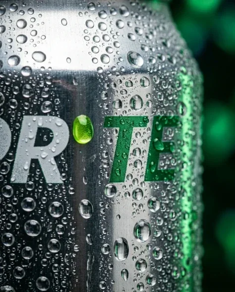 High-Contrast Sparkling Citrus Soda Can Product Shot 5