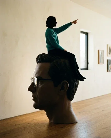 Surreal Conceptual Portrait with Scale Distortion 5