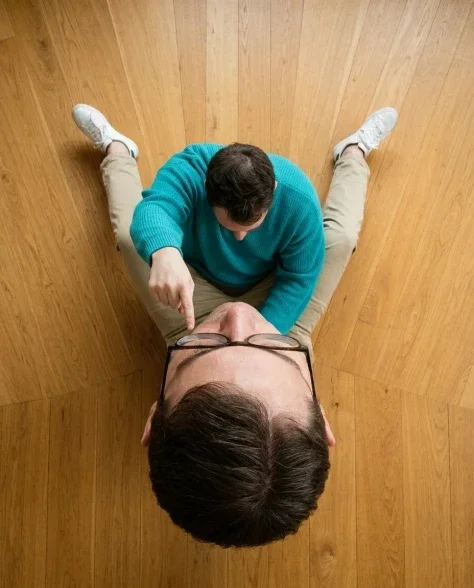 Surreal Conceptual Portrait with Scale Distortion 7