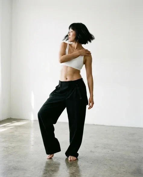 3x3 Minimalist Dance Editorial Grid 3