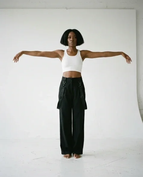 3x3 Minimalist Dance Editorial Grid 5