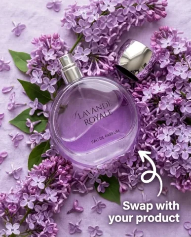 Premium Perfume Bottle Commercial Product Photography 3 — Nano Banana AI Prompt: Ultra-realistic close-up commercial product photograph of a luxury perfume bottl...