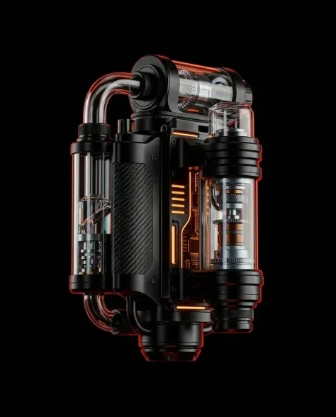 Noir Techcore Product Photography in Void 1