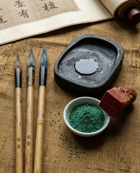Traditional Landscape Pigment Tube Squeeze Diorama 5