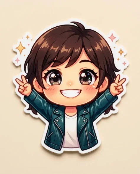Ultra-Realistic 3D Chibi Sticker Set 2