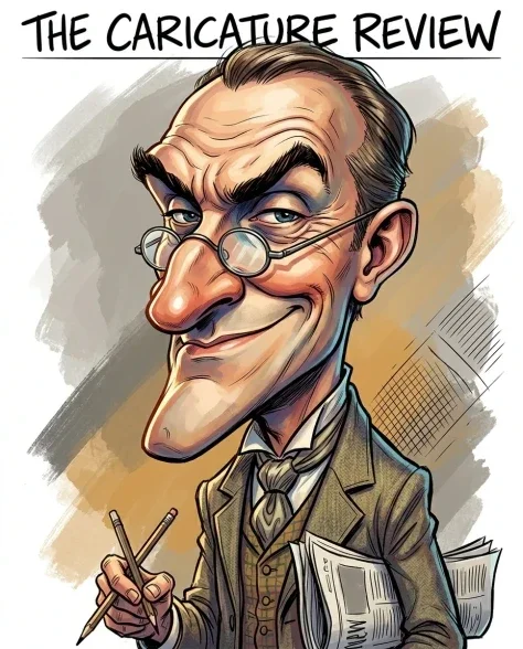 Masterpiece Editorial Caricature Illustration 1
