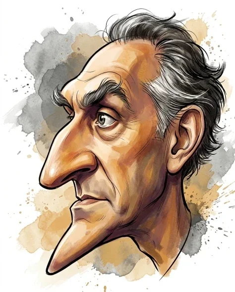 Masterpiece Editorial Caricature Illustration 3