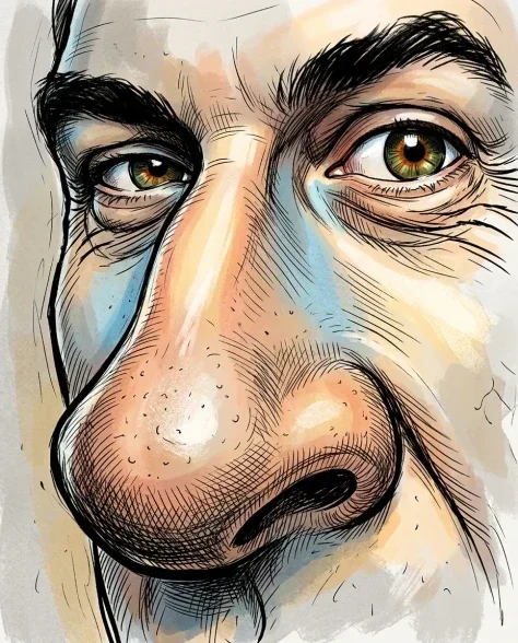 Masterpiece Editorial Caricature Illustration 4