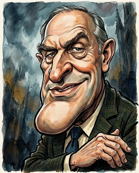 Masterpiece Editorial Caricature Illustration 5