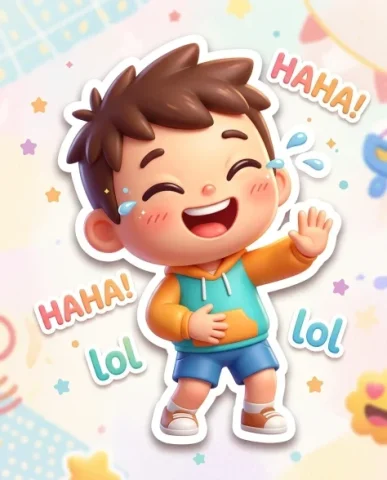 3D Animated Studio Style Avatar Sticker Sheet 5 — Nano Banana AI Prompt: All five sticker variations arranged in a horizontal line across the center of t...