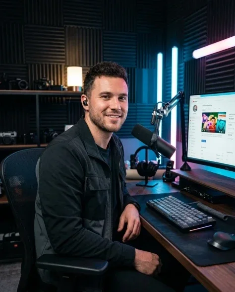 Content Creator Studio Transformation Portrait 2