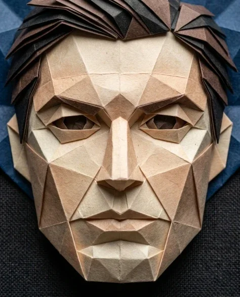 Origami Paper Craft Movie Poster Transformation 2