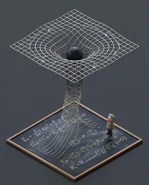 Scientific Theory as 3D Isometric Sculpture 5
