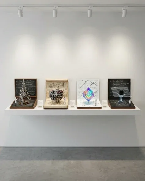 Scientific Theory as 3D Isometric Sculpture 7