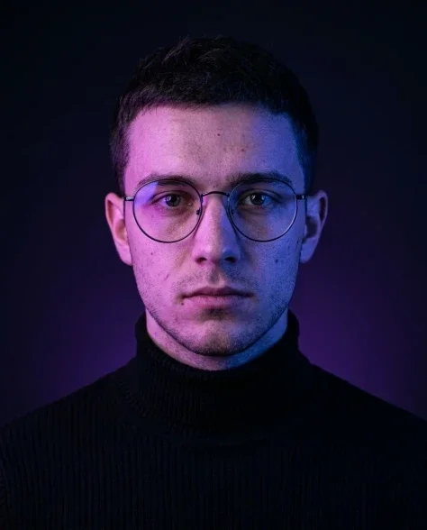 Minimalist Cinematic Neon Portrait 2