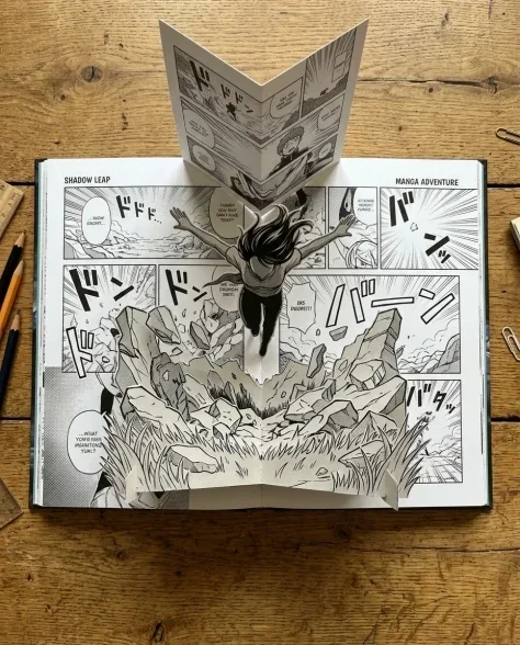 Pop-Up Book Manga Character Diorama 6