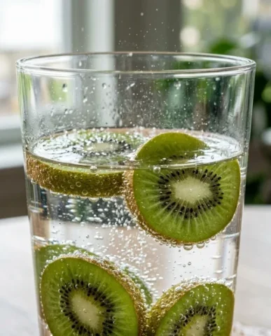 Ultra-Realistic Macro Shot of Fruit in Sparkling Water 6 — Nano Banana AI Prompt: Ultra-realistic macro photograph of multiple fruit slices submerged together in...
