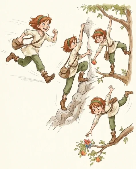 Character Turnaround Sheet in Whimsical Animation Style 7