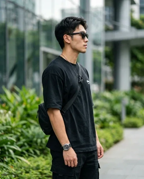 Ultra-Realistic Streetwear Portrait in Urban Setting 3