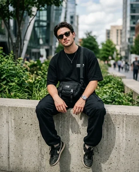 Ultra-Realistic Streetwear Portrait in Urban Setting 4