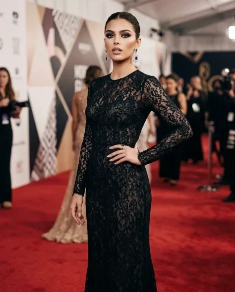 High Fashion Red Carpet Editorial Portrait 2