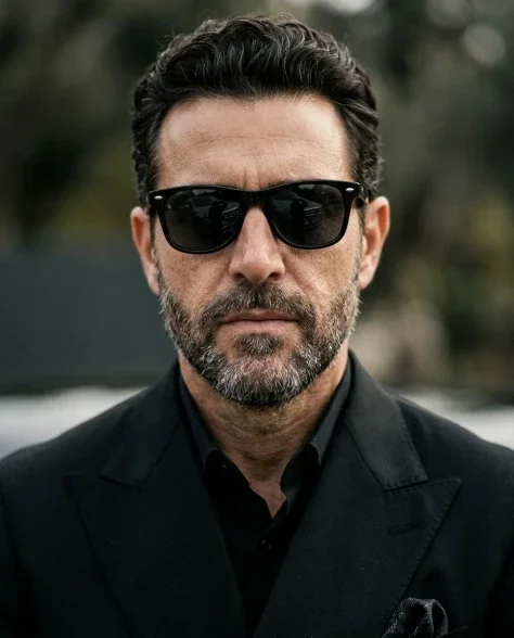 Editorial Street-Style Portrait with Luxury Car 4