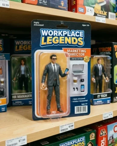 AI Action Figure Box Your Professional Self 1 — Nano Banana AI Prompt: Hyperrealistic collectible action figure of a professional person sealed in auth...