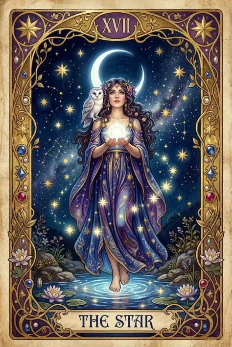 Mystical Tarot Card Portrait 1