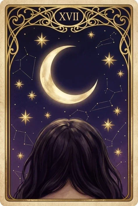 Mystical Tarot Card Portrait 5