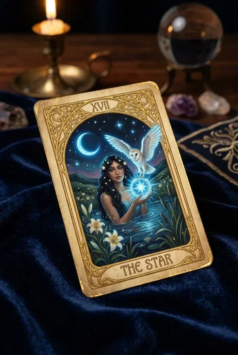 Mystical Tarot Card Portrait 7