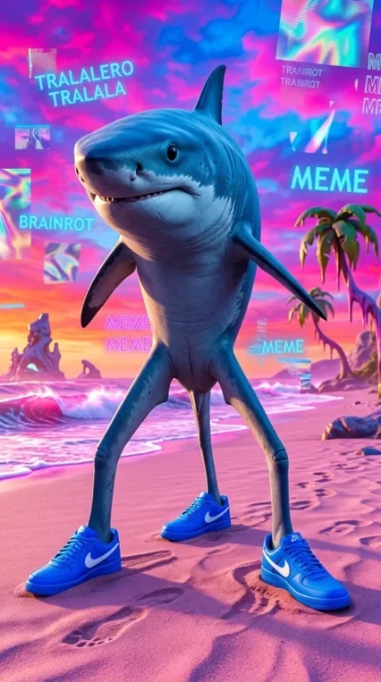 Italian Brainrot Tralalero Tralala Shark Nike 1