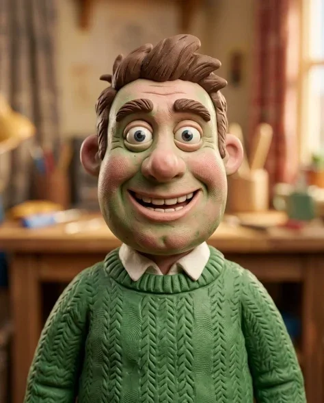 Claymation Portrait Wallace and Gromit Style 1