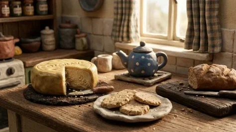 Claymation Scene Cozy Kitchen Stop Motion 3