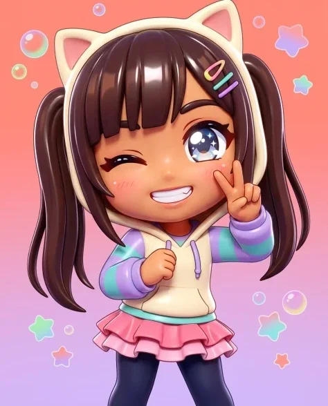 3D Chibi Character Transformation from Reference 4
