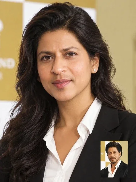 Male photo into a realistic female version